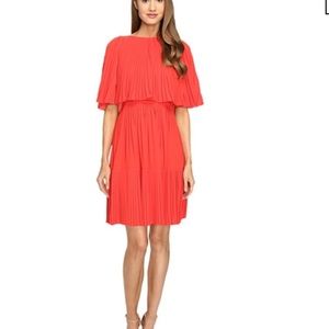 Kate Spade Pleated Cape Dress